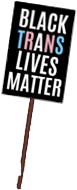 CommunityVerifieds Black Trans Lives Matter Sign